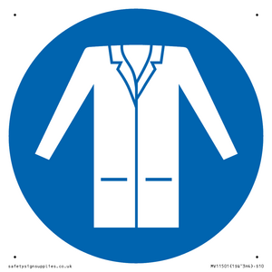 Custom Mandatory: Wear a lab coat